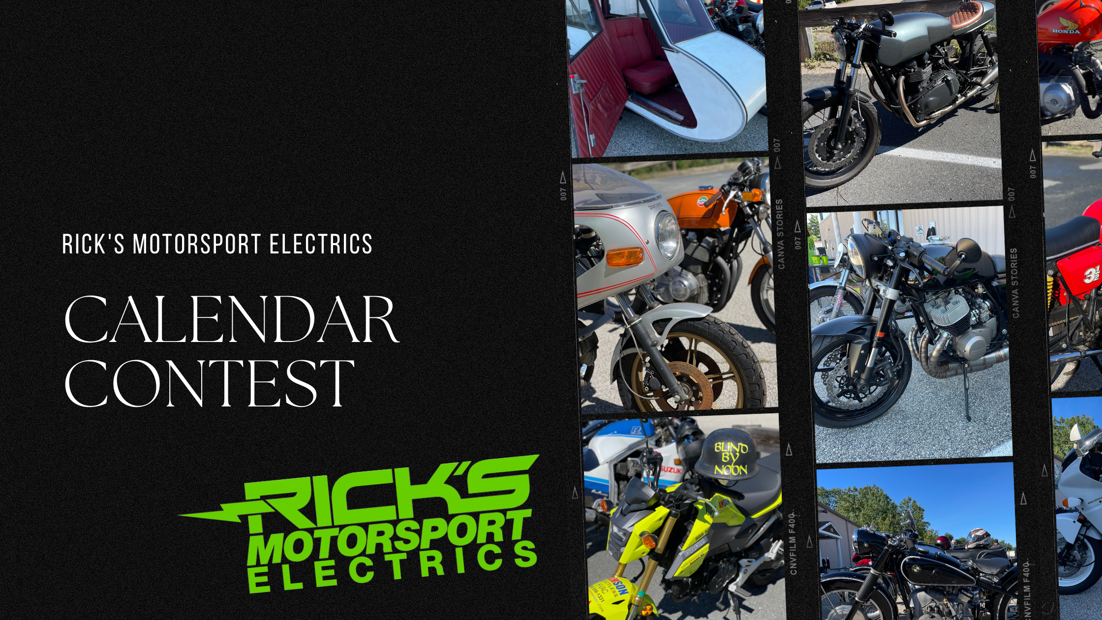 Rick’s Motorsport Electrics Calendar Photo Contest!